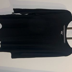 Long sleeve black top